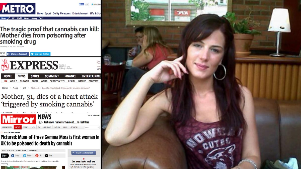 Gemma Moss dog – men var det egentligen på grund av cannabis?